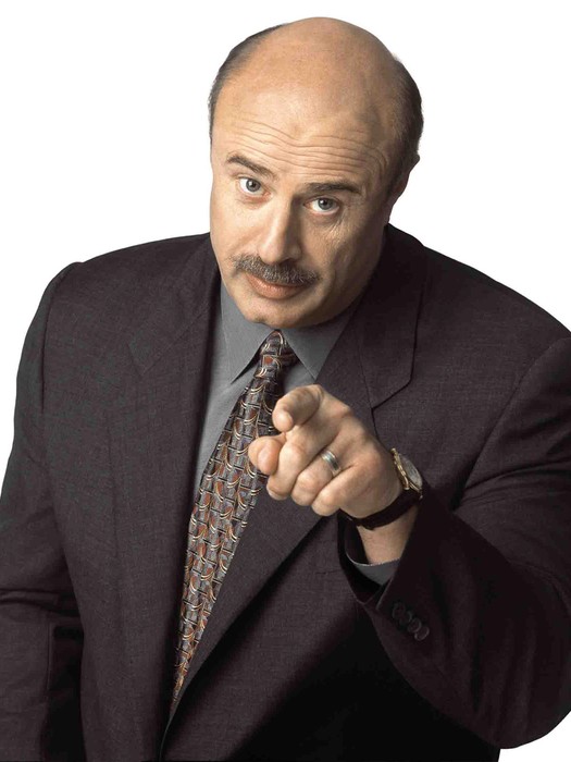 High Quality Dr Phil Pointing Blank Meme Template
