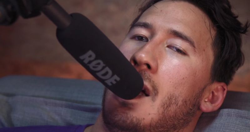 Markiplier and the Microphone Blank Meme Template