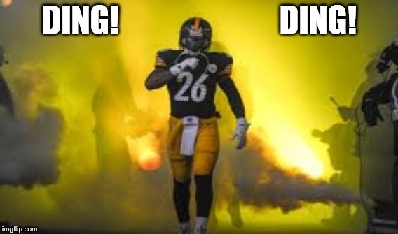 Time for Le'veon Bell | DING!                          DING! | image tagged in cowbell | made w/ Imgflip meme maker