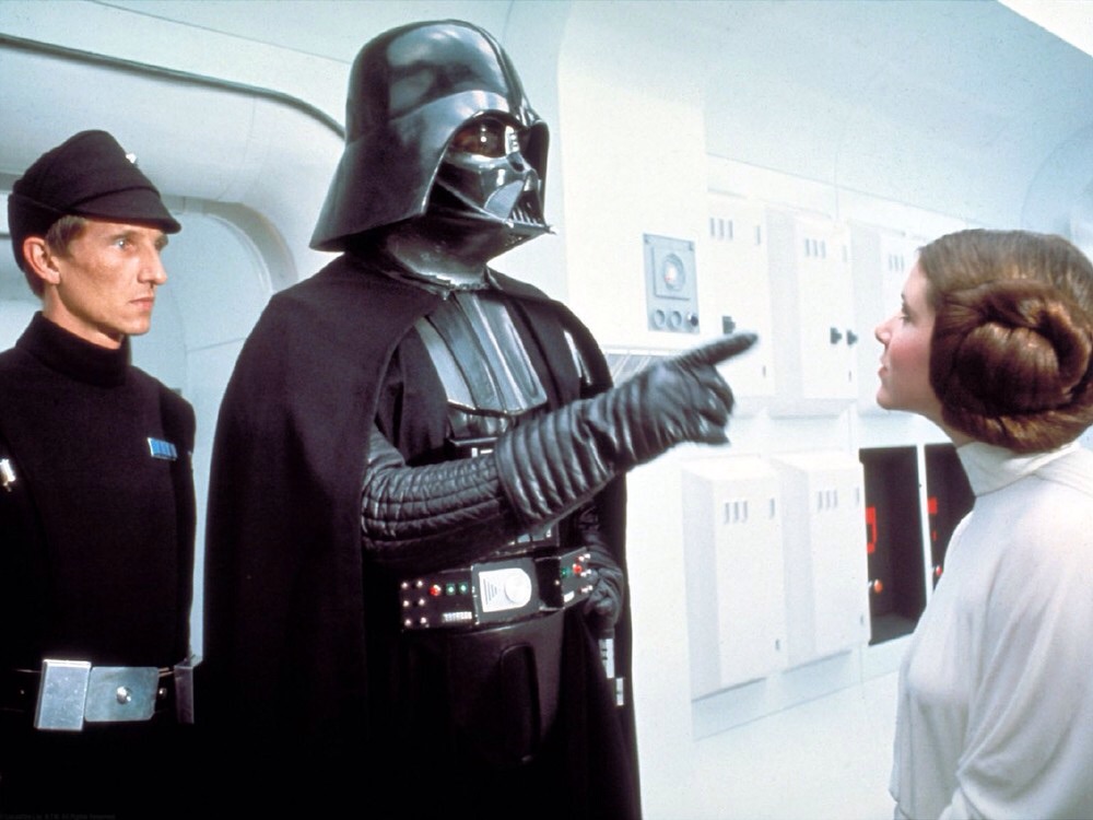 Darth Vader Pointing Blank Meme Template