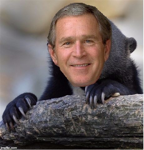 Confession George Bush Blank Meme Template