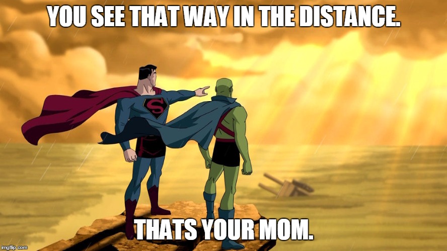 simba el | YOU SEE THAT WAY IN THE DISTANCE. THATS YOUR MOM. | image tagged in simba el | made w/ Imgflip meme maker