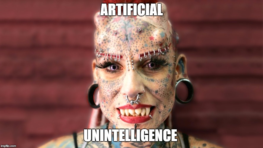 ARTIFICIAL UNINTELLIGENCE | image tagged in boy modification | made w/ Imgflip meme maker