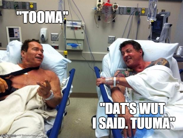 arnold sylvester | "TOOMA" "DAT'S WUT I SAID. TUUMA" | image tagged in arnold sylvester | made w/ Imgflip meme maker