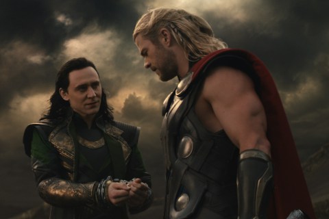 High Quality Loki asks Thor for a hair tie Blank Meme Template