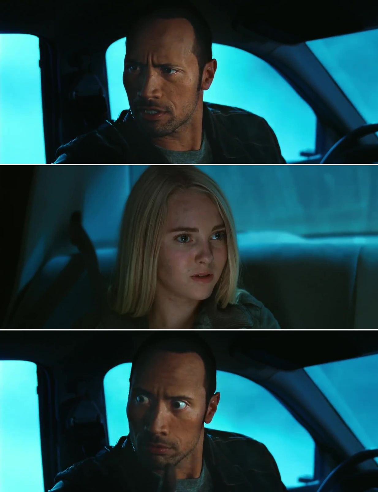 the rock driving [ d-_-b TEMPLATE ] Meme Generator - Imgflip