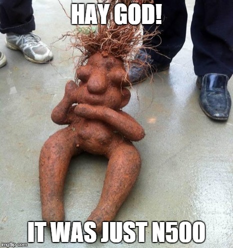 HAY GOD! IT WAS JUST N500 | made w/ Imgflip meme maker