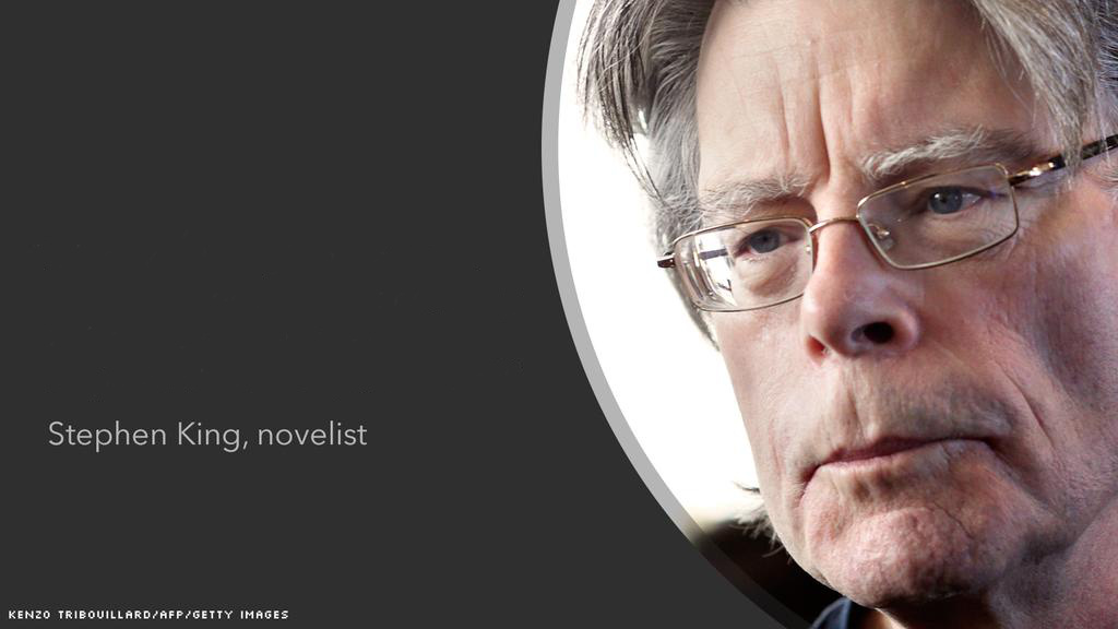 High Quality Stephen King Questions Blank Meme Template