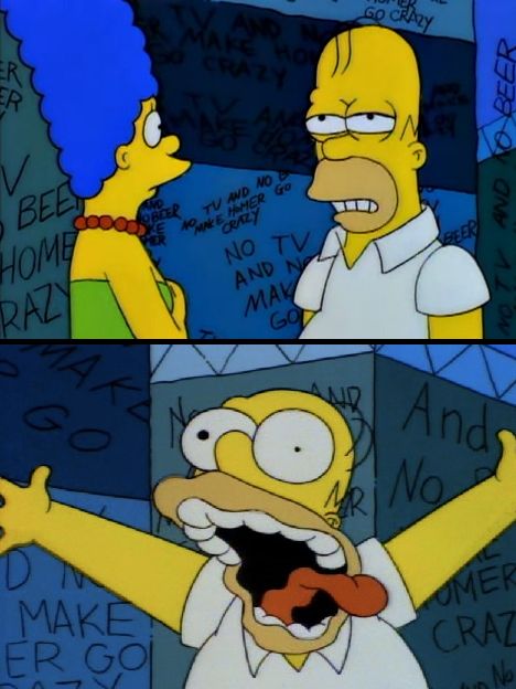 Homer Simpson Blank Meme Template