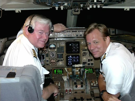 Pilots in the cockpit Blank Meme Template