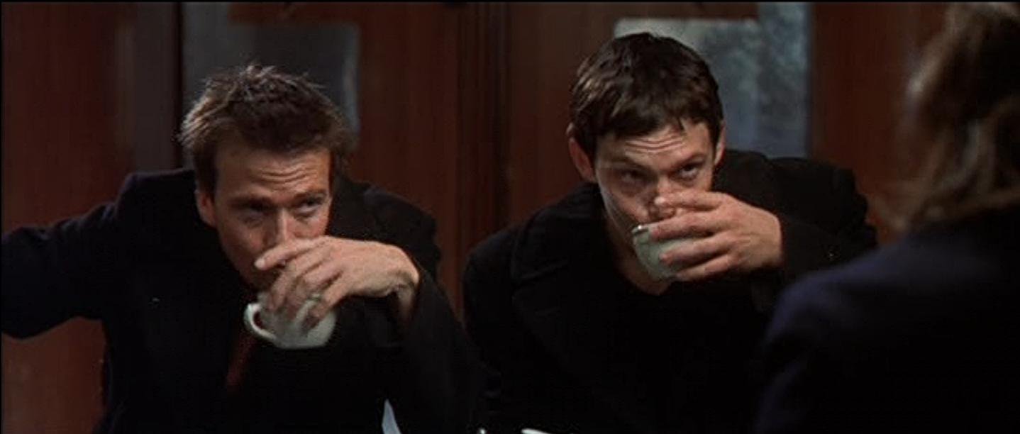 Boondock Saints Brothers Cup a Joe Blank Meme Template