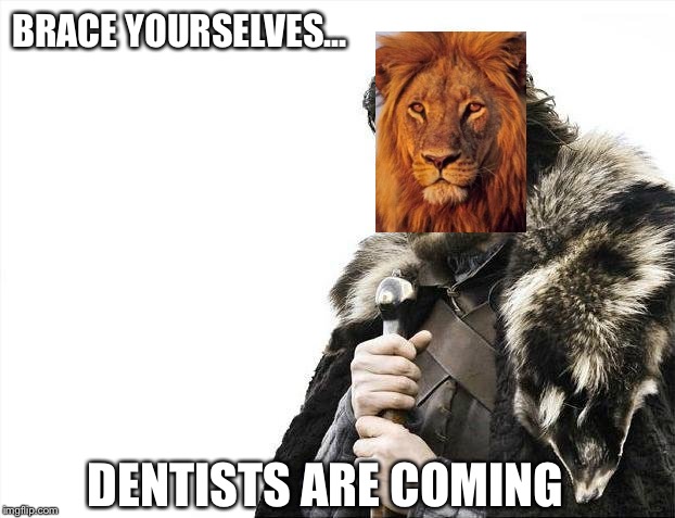 I know this is so end of July but still. | BRACE YOURSELVES... DENTISTS ARE COMING | image tagged in memes,brace yourselves x is coming | made w/ Imgflip meme maker