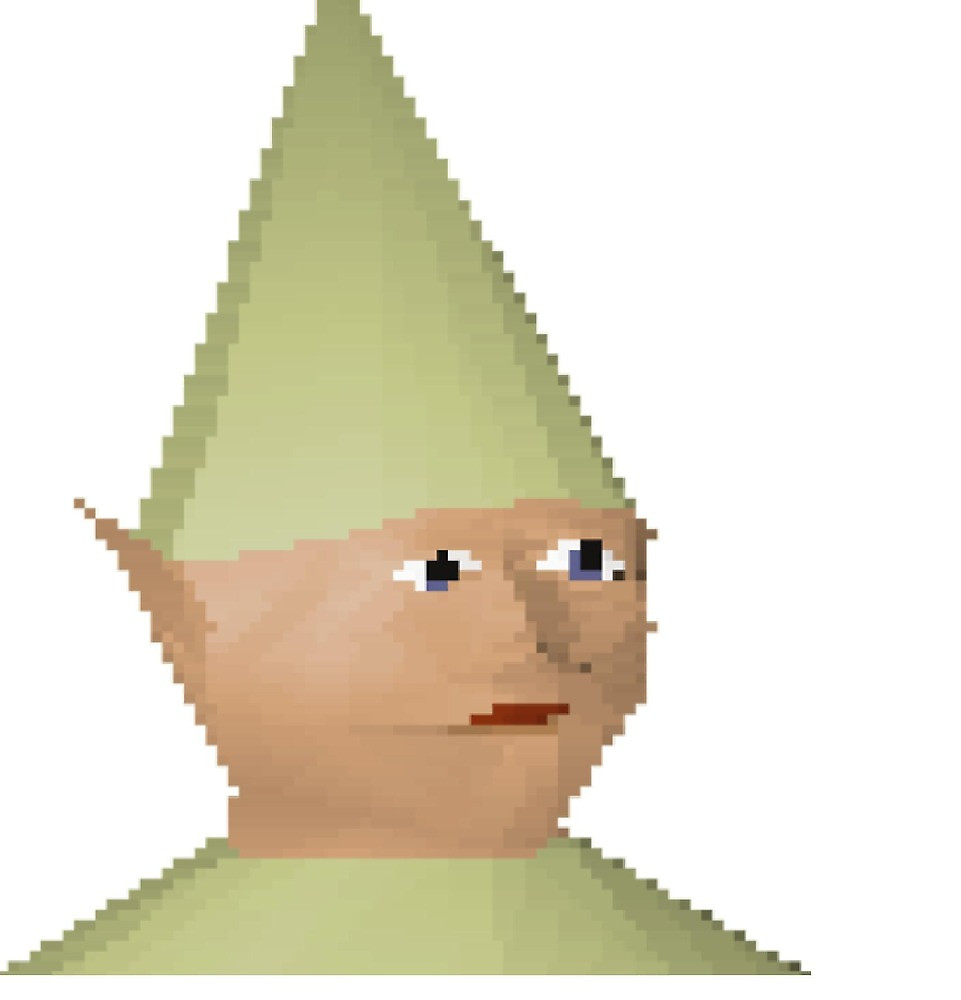 High Quality Gnome Child Blank Meme Template