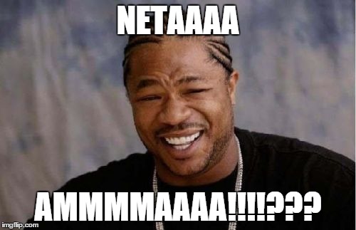 Yo Dawg Heard You | NETAAAA AMMMMAAAA!!!!??? | image tagged in memes,yo dawg heard you | made w/ Imgflip meme maker
