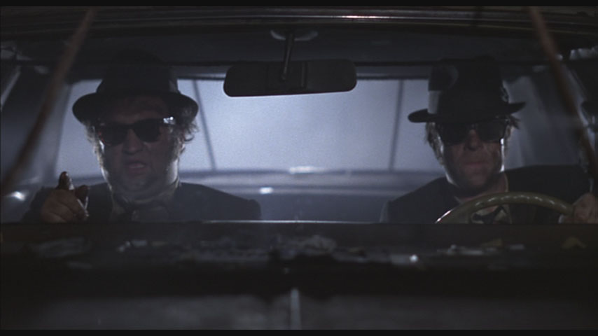 Blues Brothers at night Blank Meme Template
