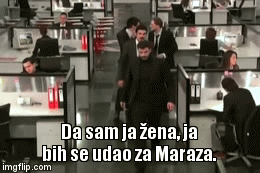 Da sam ja žena, ja bih se udao za Maraza. | image tagged in gifs | made w/ Imgflip video-to-gif maker