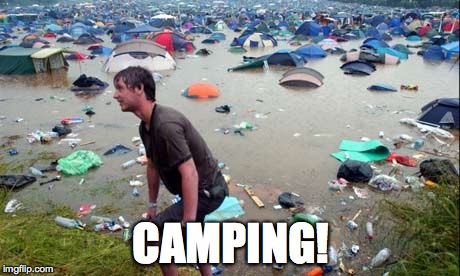 camping! | CAMPING! | image tagged in tag | made w/ Imgflip meme maker