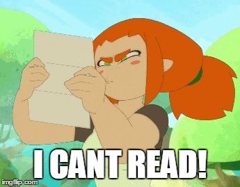 I cant read! | I CANT READ! | image tagged in memes,funny memes,wakfu,anime,anime is not cartoon | made w/ Imgflip meme maker