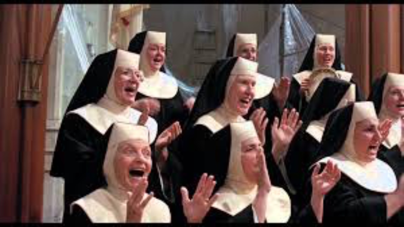 Church Choir Sister Act Hallelujah! Blank Meme Template