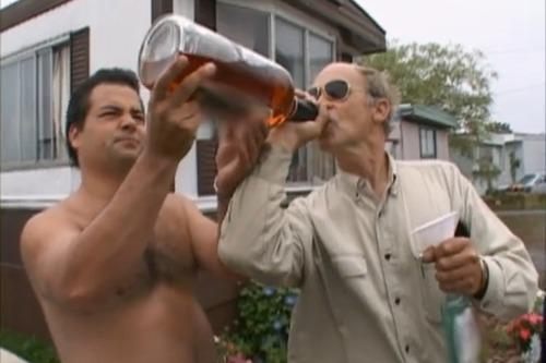 High Quality Lahey randy drinking Blank Meme Template