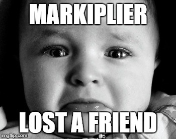 https://www.youtube.com/watch?v=J_cxoZLPyR0 | MARKIPLIER LOST A FRIEND | image tagged in memes,sad baby,markiplier,sad,that moment,friends | made w/ Imgflip meme maker