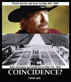 Chuck norris lost his virginity