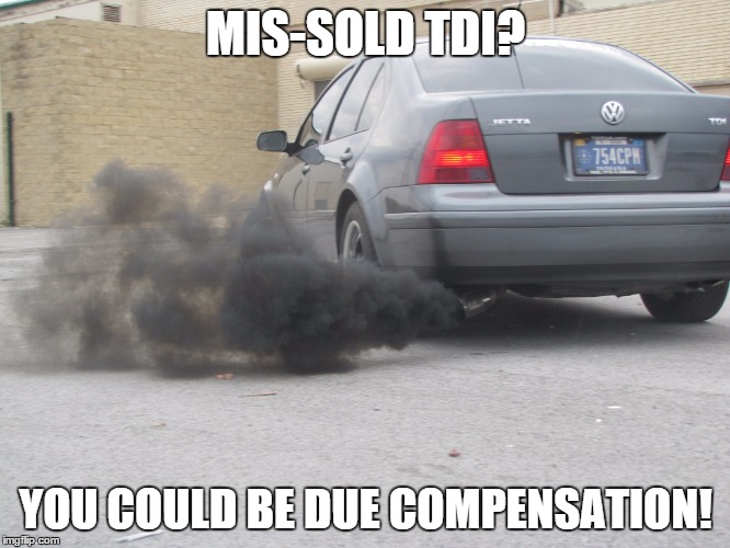 MIS-SOLD TDI? YOU COULD BE DUE COMPENSATION! | made w/ Imgflip meme maker