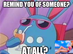 Pokemon Chillin' | REMIND YOU OF SOMEONE? AT ALL? | image tagged in pokemon deal with it | made w/ Imgflip meme maker