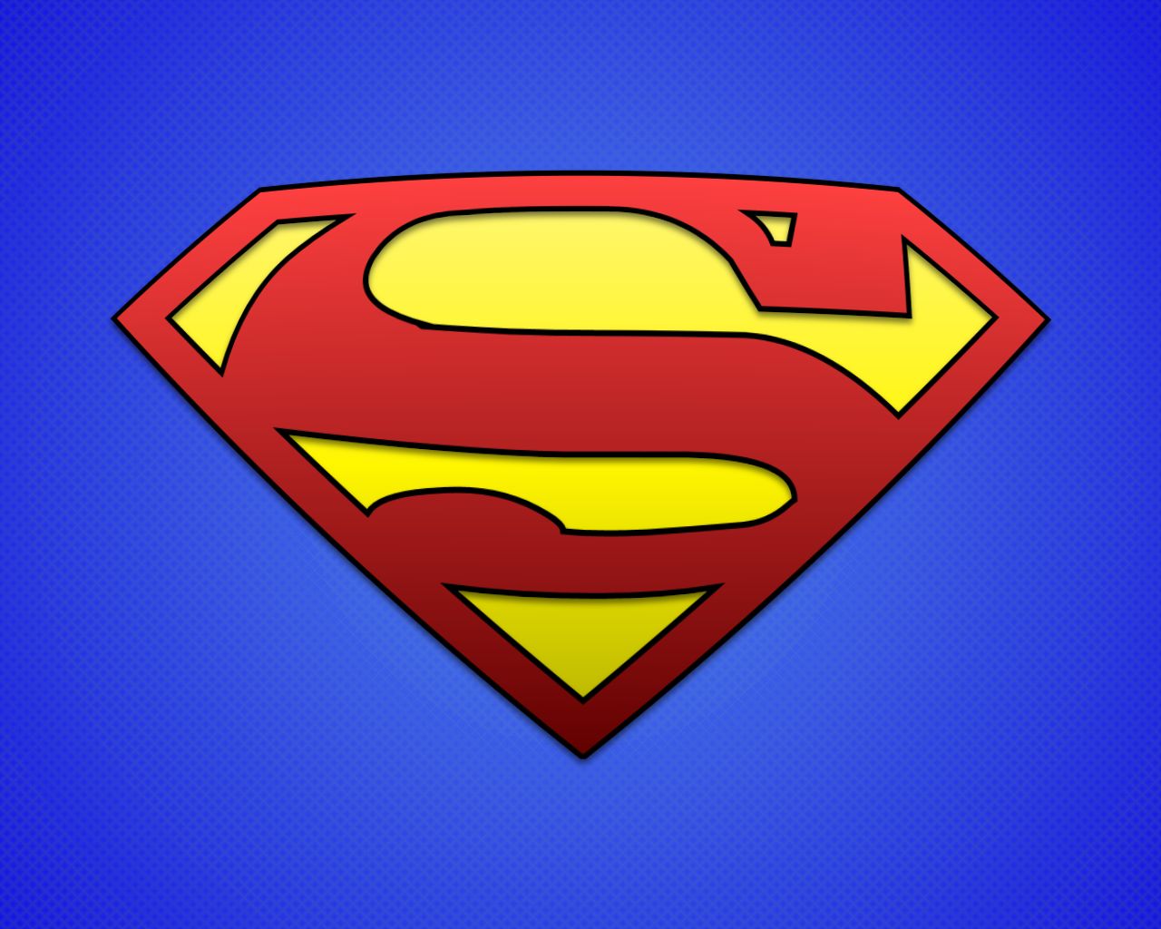 Blank Superman Logo Template