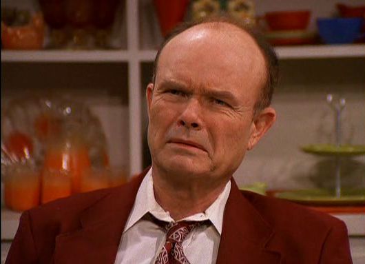 High Quality Displeased Red Forman Blank Meme Template