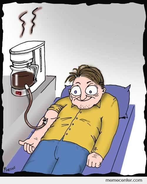 coffee addiction Blank Meme Template