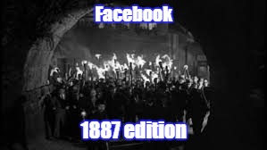 Facebook 1887 edition | made w/ Imgflip meme maker