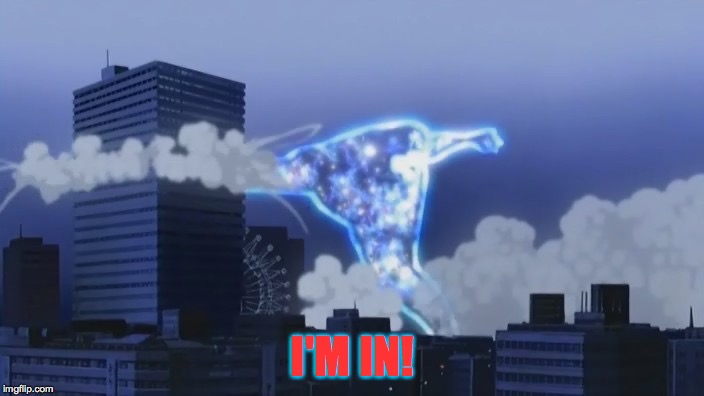 Shinjin Smash | I'M IN! | image tagged in shinjin smash | made w/ Imgflip meme maker