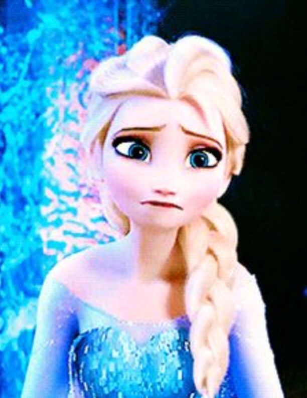 High Quality Elsa sad Blank Meme Template