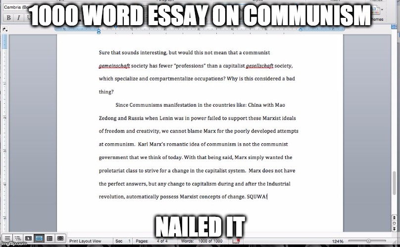 1000 word essay format image