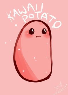 High Quality Kawaii Potato Blank Meme Template