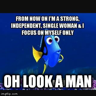 OH LOOK A MAN | image tagged in dory | made w/ Imgflip meme maker