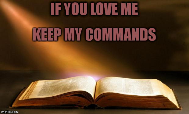 if you love me keep my commandments kv