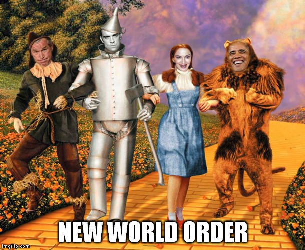 Hollywood Government | NEW WORLD ORDER | image tagged in yellow prick road | made w/ Imgflip meme maker