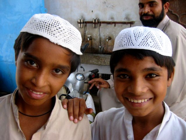 High Quality two muslim boys Blank Meme Template