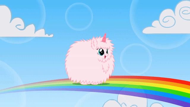 High Quality pink fluffy unicorns dancing on rainbows Blank Meme Template