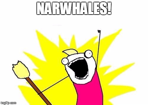 X All The Y Meme | NARWHALES! | image tagged in memes,x all the y | made w/ Imgflip meme maker