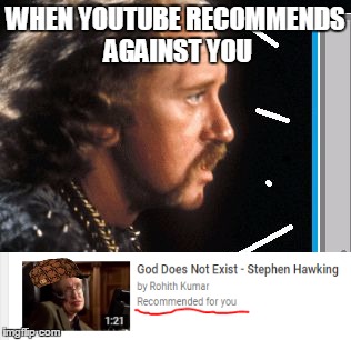 Macbeth Sees Internet | WHEN YOUTUBE RECOMMENDS AGAINST YOU | image tagged in macbeth sees internet,scumbag | made w/ Imgflip meme maker