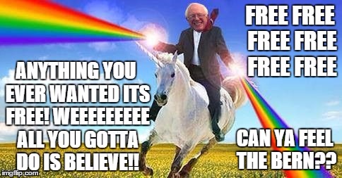 CAN YA FEEL THE BERN?? | image tagged in bernie sanders,socialism,communism,democrats | made w/ Imgflip meme maker
