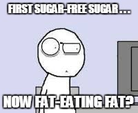 FIRST SUGAR-FREE SUGAR . . . NOW FAT-EATING FAT? | made w/ Imgflip meme maker