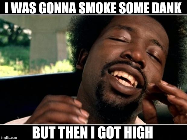 afroman | I WAS GONNA SMOKE SOME DANK BUT THEN I GOT HIGH | image tagged in afroman | made w/ Imgflip meme maker