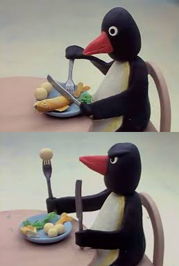 High Quality pingu Blank Meme Template