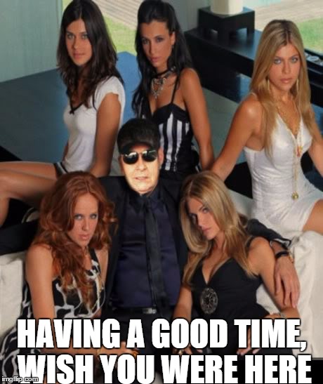 HAVING A GOOD TIME, WISH YOU WERE HERE | made w/ Imgflip meme maker