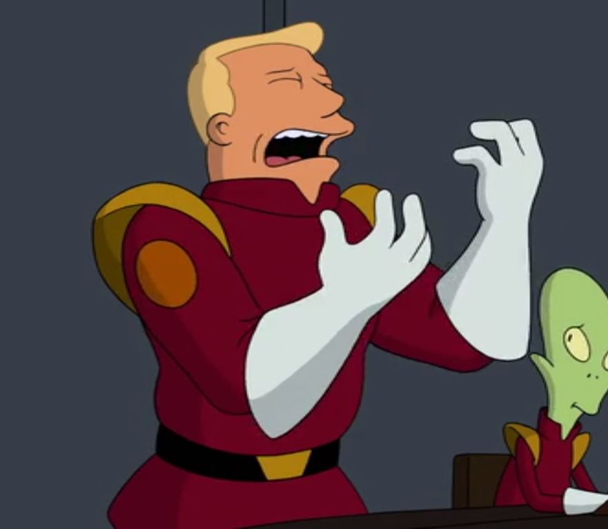 Zapp Brannigan Blank Meme Template