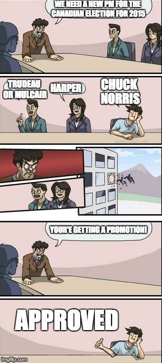 boardroom suggestion meme chuck norris